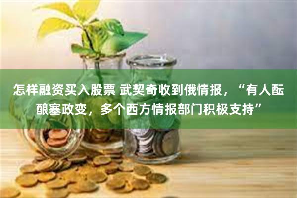 怎样融资买入股票 武契奇收到俄情报，“有人酝酿塞政变，多个西方情报部门积极支持”