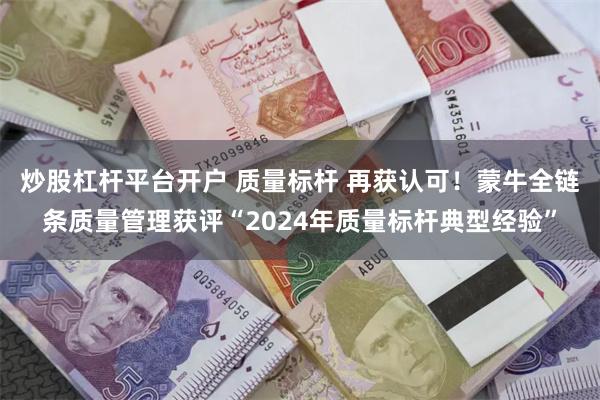 炒股杠杆平台开户 质量标杆 再获认可！蒙牛全链条质量管理获评“2024年质量标杆典型经验”