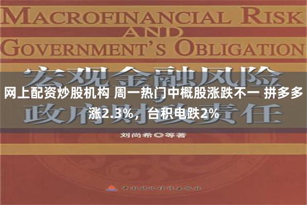 网上配资炒股机构 周一热门中概股涨跌不一 拼多多涨2.3%，台积电跌2%