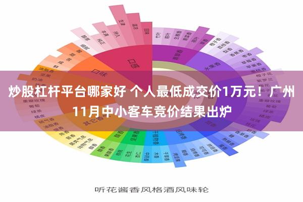 炒股杠杆平台哪家好 个人最低成交价1万元！广州11月中小客车竞价结果出炉