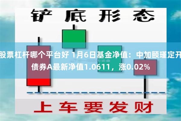 股票杠杆哪个平台好 1月6日基金净值：中加颐瑾定开债券A最新净值1.0611，涨0.02%