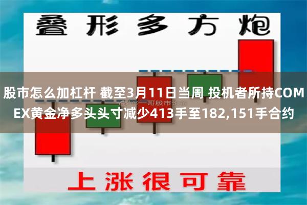 股市怎么加杠杆 截至3月11日当周 投机者所持COMEX黄金净多头头寸减少413手至182,151手合约