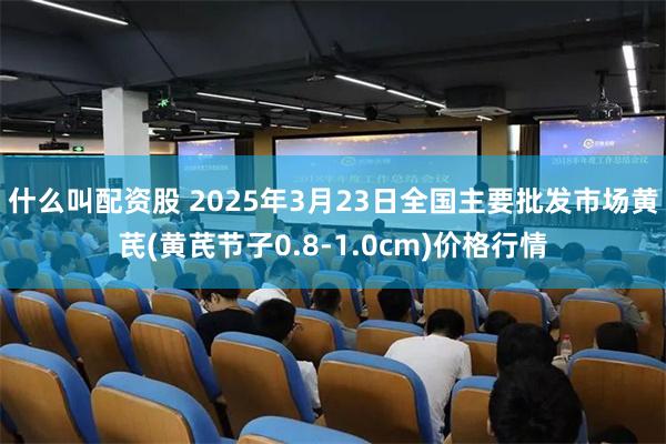 什么叫配资股 2025年3月23日全国主要批发市场黄芪(黄芪节子0.8-1.0cm)价格行情