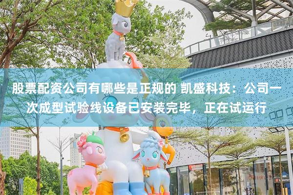 股票配资公司有哪些是正规的 凯盛科技：公司一次成型试验线设备已安装完毕，正在试运行