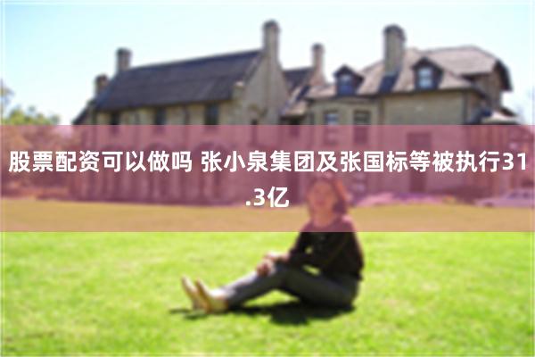 股票配资可以做吗 张小泉集团及张国标等被执行31.3亿