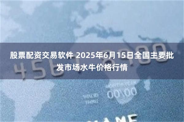 股票配资交易软件 2025年6月15日全国主要批发市场水牛价格行情